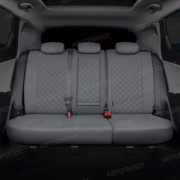Чехлы Автопилот Экокожа Ромб на Москвич 3 (2022+) Чехлы Автопилот Экокожа Ромб на Москвич 3 (2022+)