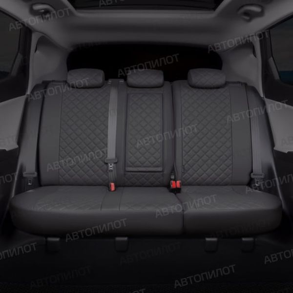 Чехлы Автопилот Экокожа Ромб на Москвич 3 (2022+) Чехлы Автопилот Экокожа Ромб на Москвич 3 (2022+)
