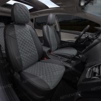 Чехлы Автопилот Алькантара Ромб на Jaecoo J7 (2023+) Чехлы Автопилот Алькантара Ромб на Jaecoo J7 (2023+)