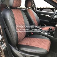 Чехлы Автопилот Алькантара Ромб на Jaecoo J7 (2023+) Чехлы Автопилот Алькантара Ромб на Jaecoo J7 (2023+)